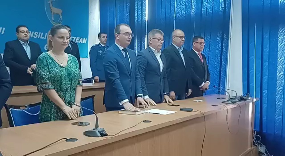 Județul Gorj are de astăzi un nou prefect. A depus jurământul VIDEO