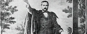 Andrei Mureșianu (1816-1863), poet de factură romantică, ziarist, traducător, militant pentru cauza Revoluției de la 1848 (© Arhivele Naționale ale României, colecția Documente fotografice, Ilustrate 6559)