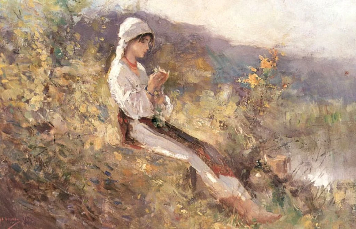 Pictură de Nicolae Grigorescu.