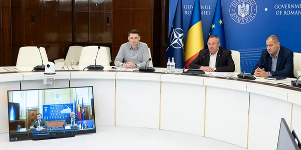 Nicolae Ciuca videoconferinta cu prefectii FOTO Guvernul României