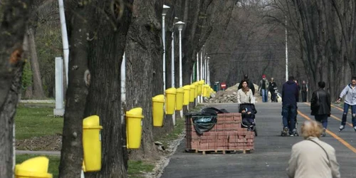 Lucrările de reabilitare ale parcului au durat câteva luni 