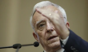 Mugur Isărescu - conferinţă de presă sediul BNR - 6 iul 2022 / FOTO Inquam Photos / George Călin