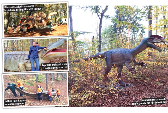 
    Cel mai mare parc cu animale preistorice se deschide luna viitoare la Râșnov  