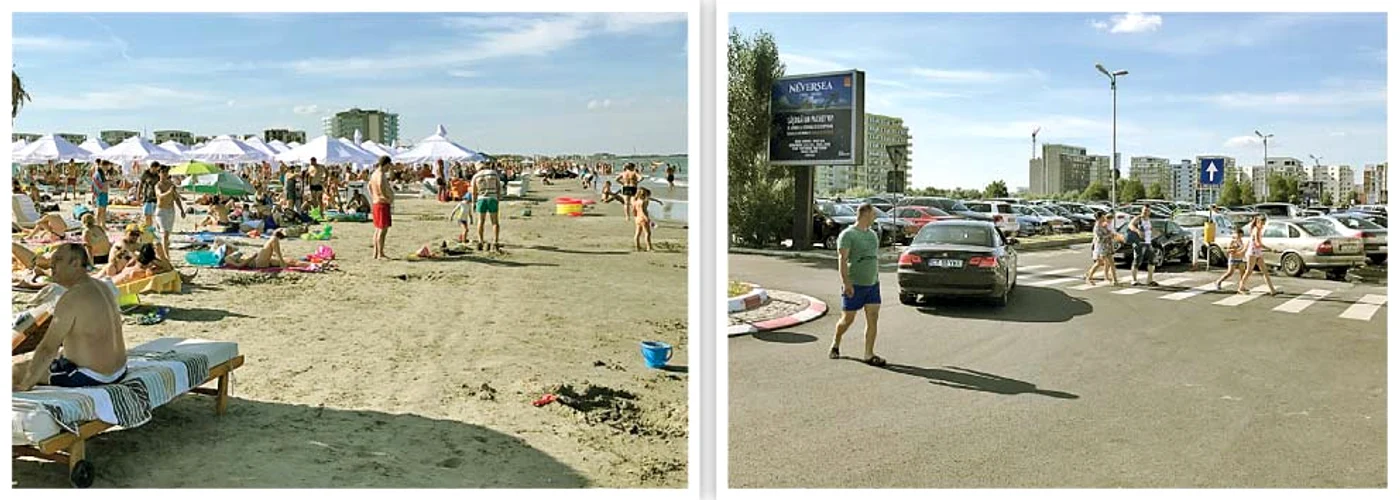 A fost aglomerat şi pe plajă, dar şi în staţiuni