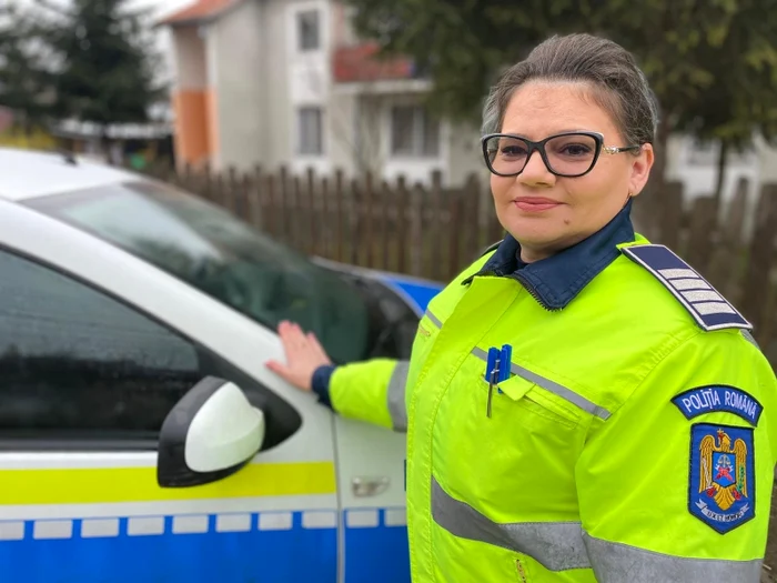 Agent șef Marinela Ciubotaru FOTO Poliția Neamț