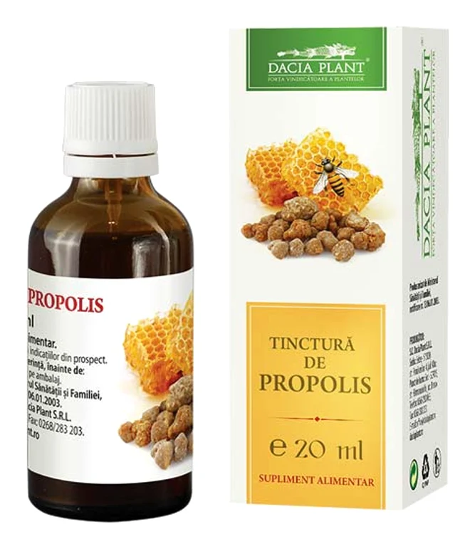 Tinctură de propolis Dacia Plant, 9,4 lei