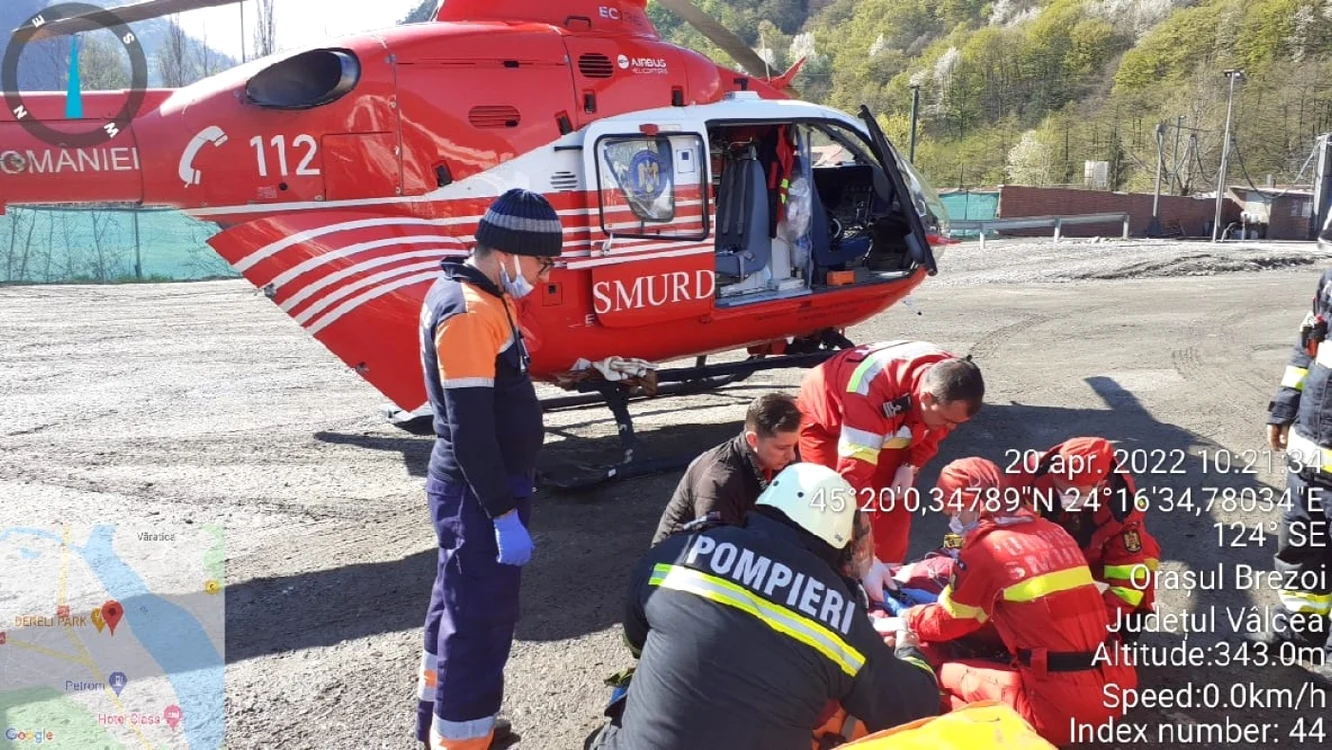 Elicopter SMURD pentru intervenții montane FOTO ISU