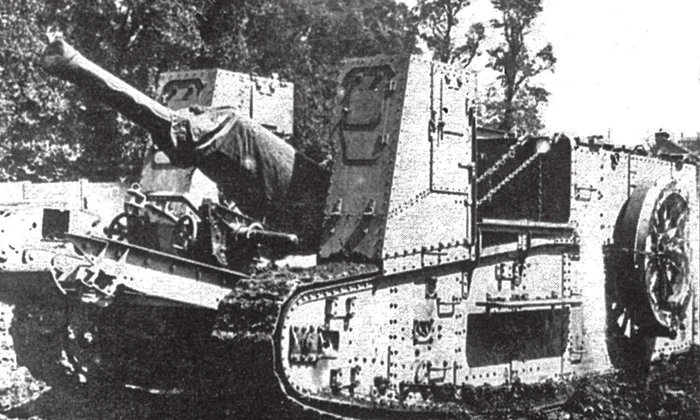 Tunul autopropulsat Gun Carrier Mark I