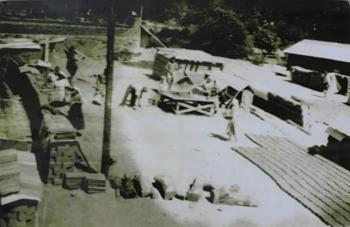 Aspecte din timpul lucrărilor de reamenajare a stadionului, anii 1946 FOTO MJIA