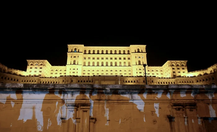 Umbre, ale protestatarilor din noiembrie 2015 (Foto: Dorin Constanda/ Adevărul)