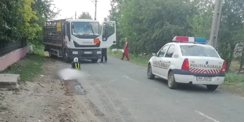 Accident rutier în localitatea Casimcea FOTO IPJ Tulcea