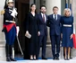 Emmanuel Macron și Brigitte alături de Prințul Hussein și Prințesa Rajwa 