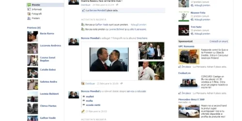 Bercea Mondial are poze cu Mircea Băsescu pe facebook