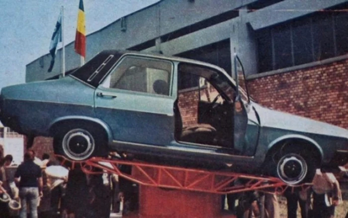 Modelul Dacia 1310 TS prezentat la târgul auto din 1980