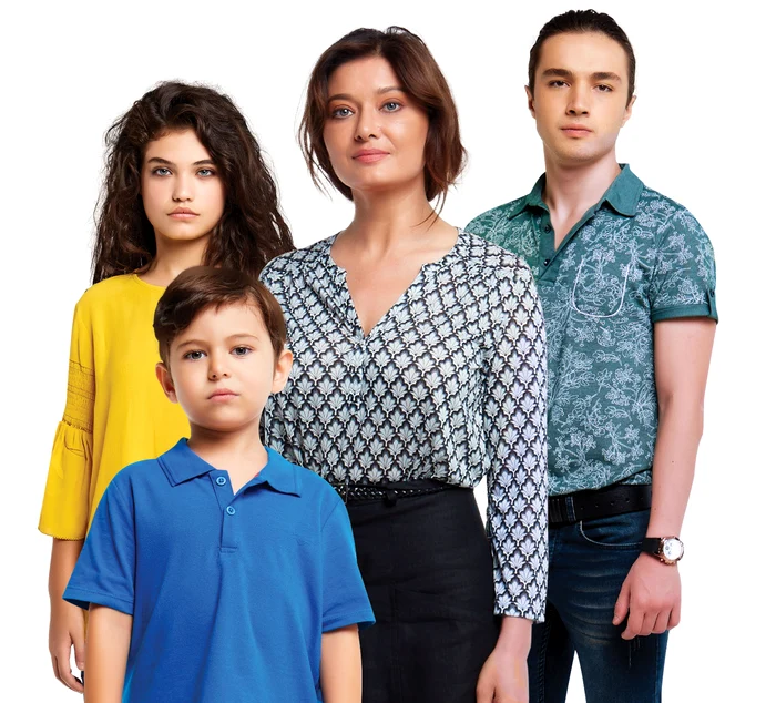 Personajul principal, alături de cei trei copii, în serialul ”Gülperi” (Kanal D). Episodul din 6 decembrie a fost vizionat de 1.115.000 de telespectatori