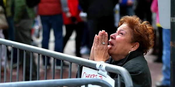 Atentatul terorist din Boston FOTO AFP 