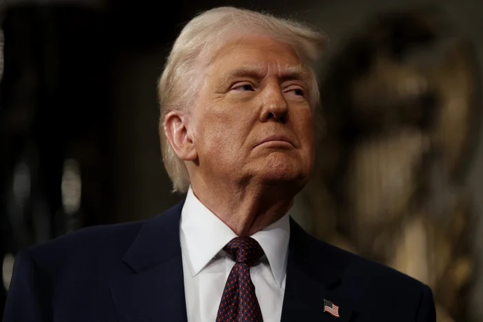 Donald Trump se adresează Congresului american FOTO EPA-EFE