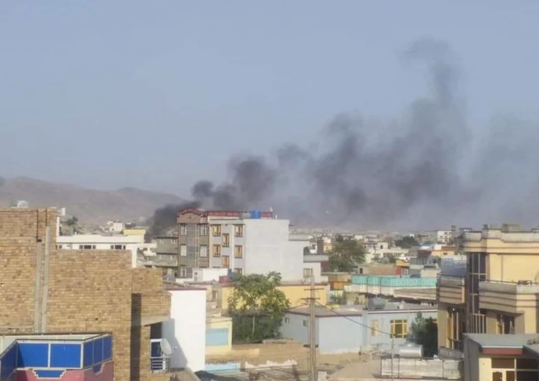 Atac cu racheta la Kabul FOTO Twitter