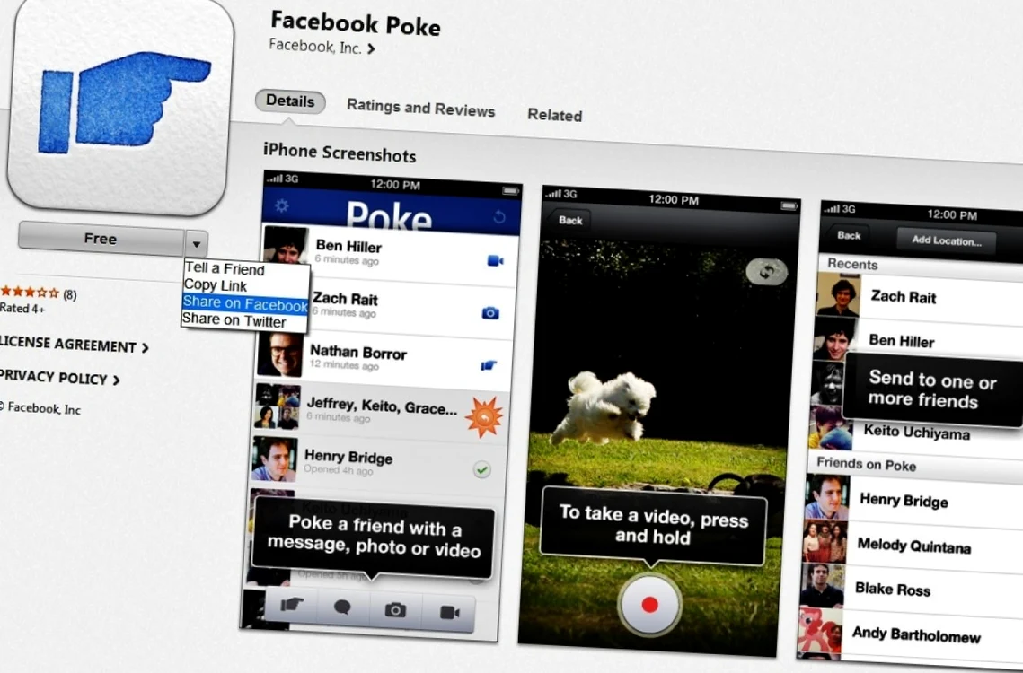 Aplicaţia Poke este disponibilă gratuit în App Store. FOTO Adevărul