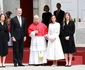 Regina Letizia, Regele Felipe și fiicele lor, Prințesa Leonor și Infanta Sofia la întâlnirea cu Papa Leon FOTO FOTO Casa Regală spaniolă (22) jpg