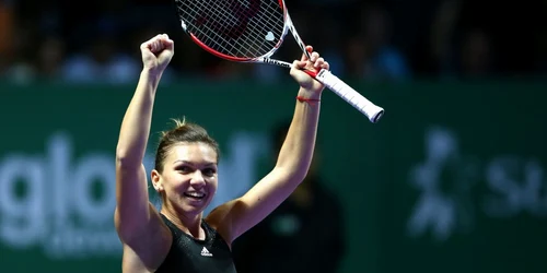 Simona Halep la Stuttgart FOTO Guliver/Getty Images