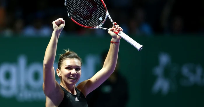 Simona Halep la Stuttgart FOTO Guliver/Getty Images