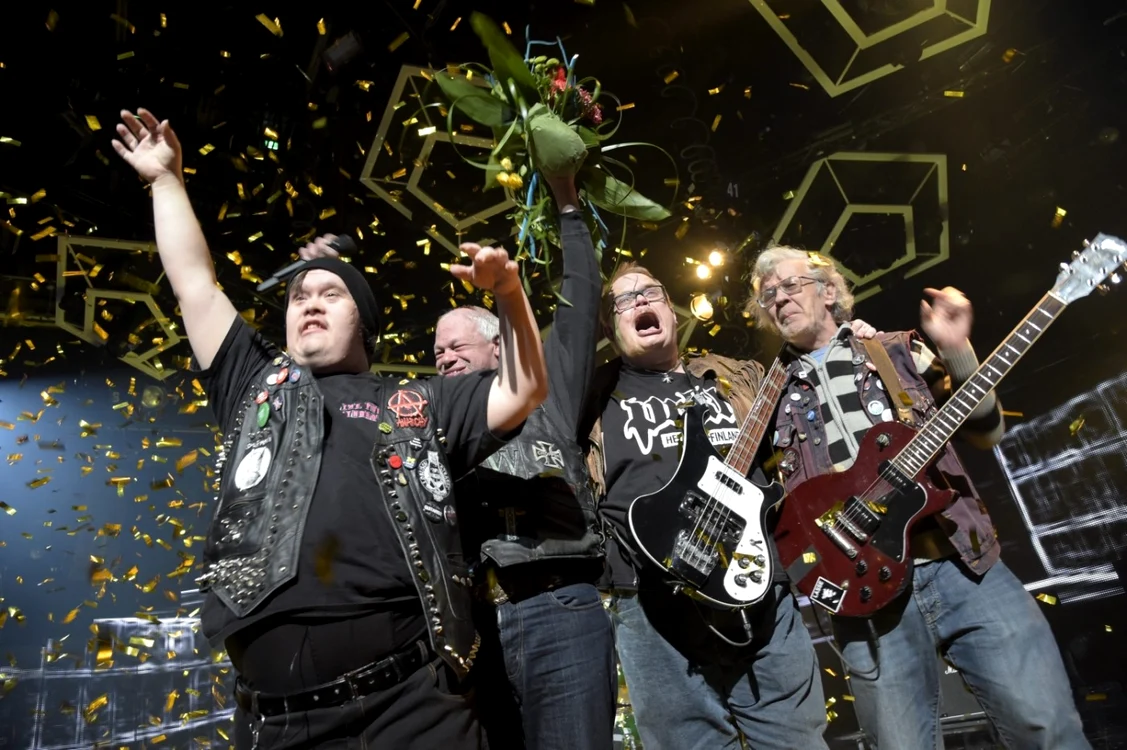 Eurovision 2015. Trupa finlandeză PKN FOTO AP