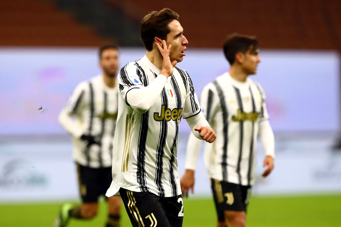 
    Federico Chiesa a marcat două goluri în partida cu AC MilanFoto: Guliver / GettyImages  