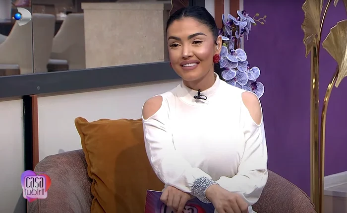 Andreea Mantea, cu fața umflată / foto: captură Casa Iubirii 