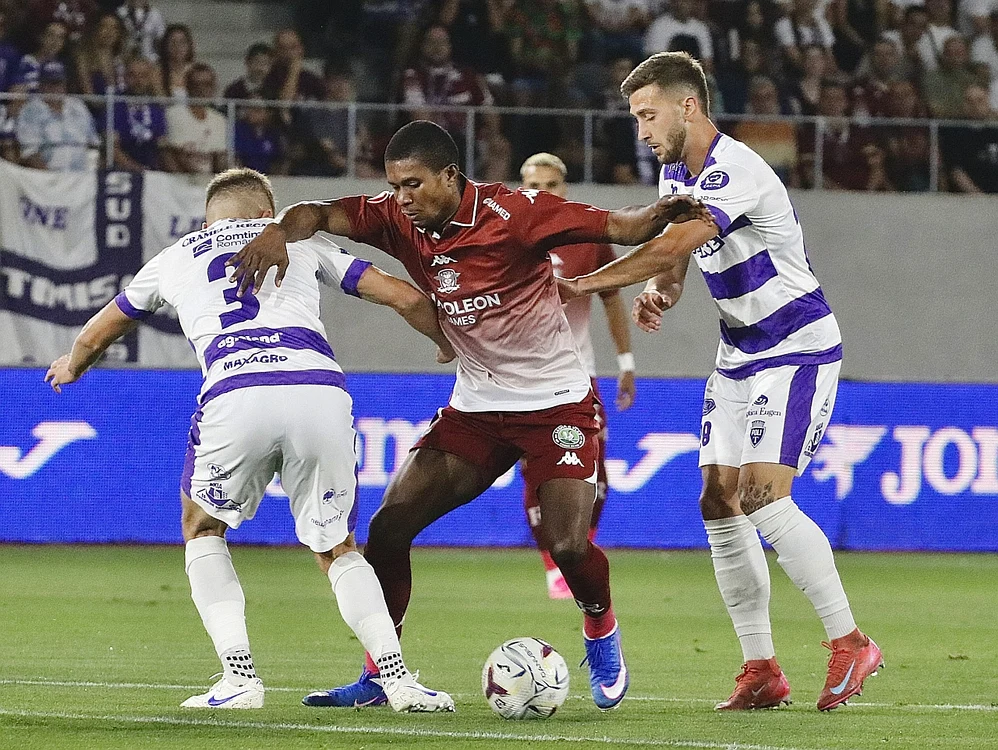 Mohammed Kamara a marcat un gol pentru Rapid