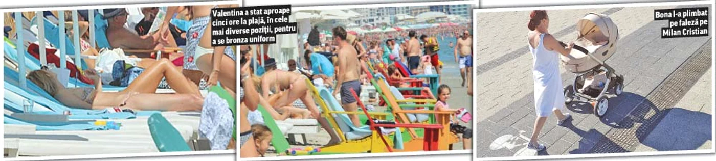 În weekend, Valentina  a fost, în premieră, cu copilul la Penitenciarul Poarta Albă, unde este închis Borcea. Astfel, ea a recunoscut oficial că dinamovistul este tatăl lui Milan Cristian. De altfel, toate femeile cu care Borcea are copii au venit, pe rân
