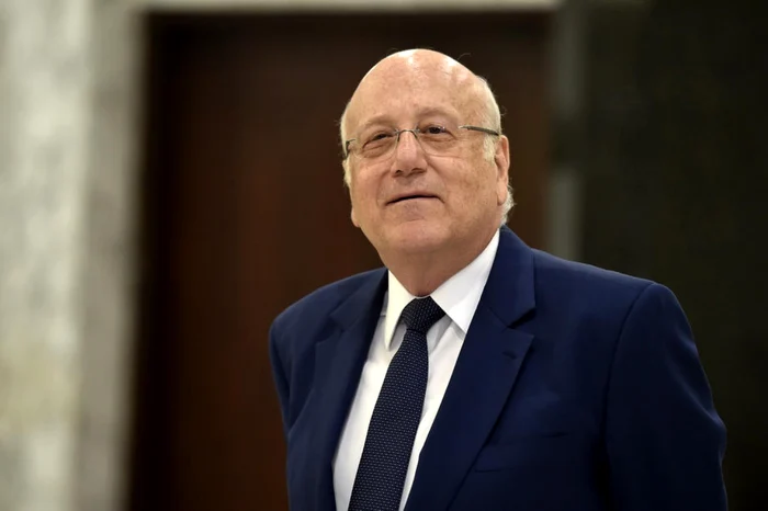 Prim-ministrul Libanului, Najib Mikati. Foto: EPA-EFE