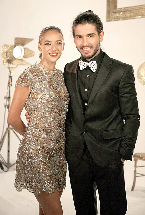 Solistul Mihai Ristea are o parteneră superbă: Luiza Comşa