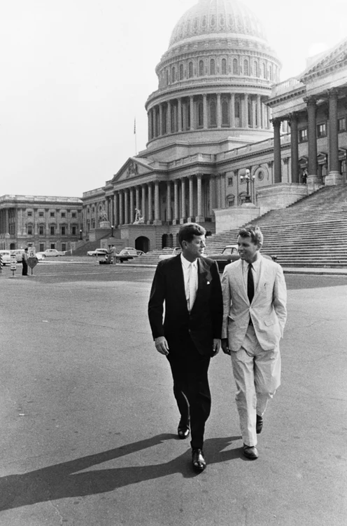 john fitzgerald si robert kennedy foto getty images