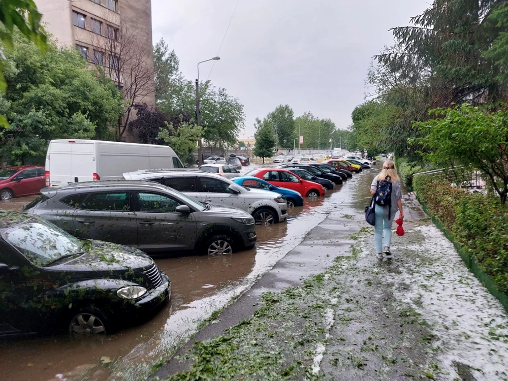 Dumul Taberei după furtuna de ieri. Foto: Adevărul.