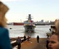 Prima corvetă pentru marina ucraineană, lansată în Turcia FOTO Facebook Olena Zelenska
