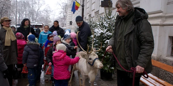 Rudolf a fost în centrul atenţiei celor mici