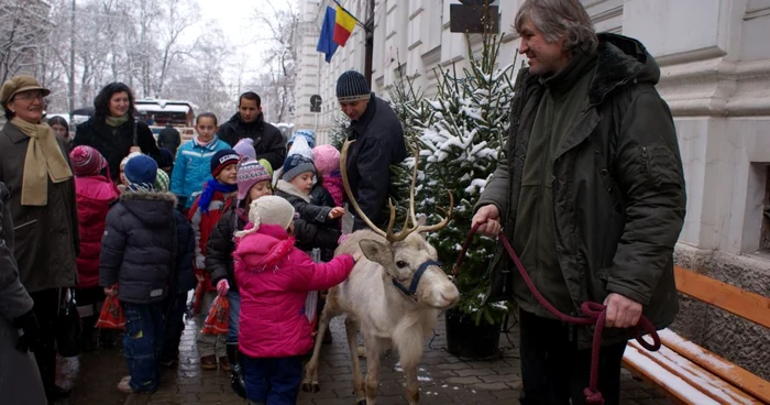 Rudolf a fost în centrul atenţiei celor mici