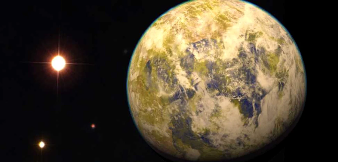 Reprezentare artistică a planetei Gliese 832c