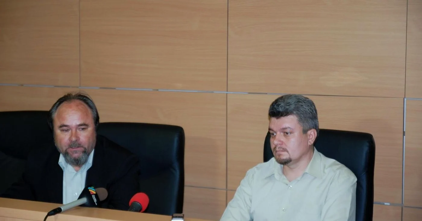 Ivan Ivlampie şi Arthur Tuluş. Foto: Adevărul