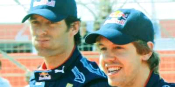 Mark Webber şi Sebastian Vettel