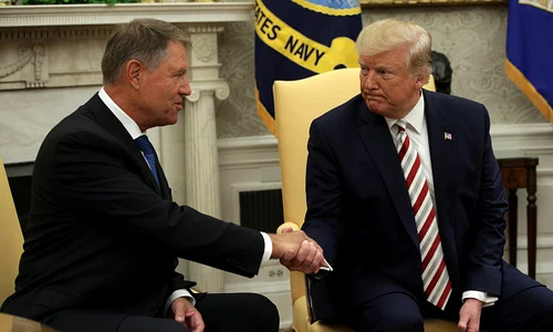 Este a doua întâlnire la Casa Albă între Klaus Iohannis și Donald Trump jpeg