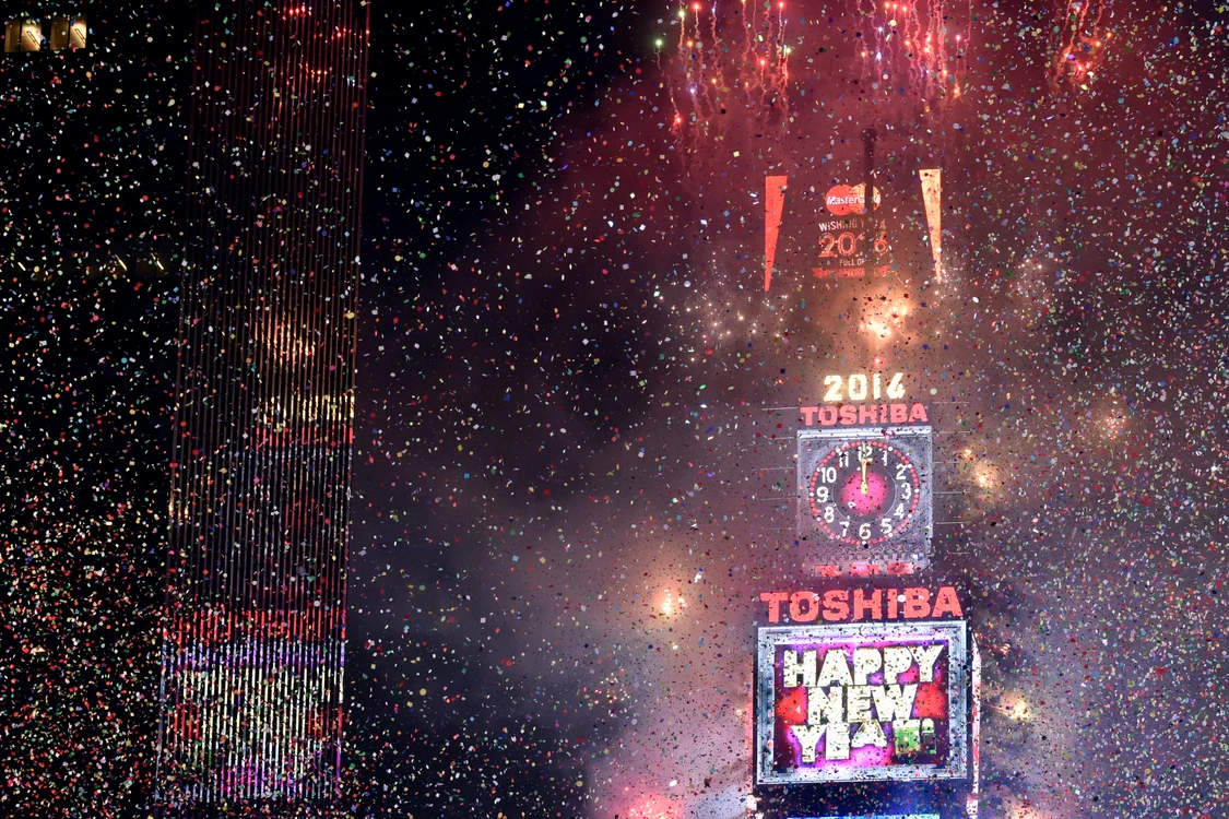 
    Petrecerea de Anul Nou din Times Square, New York e una dintre cele mai mari din lumefoto: Getty  