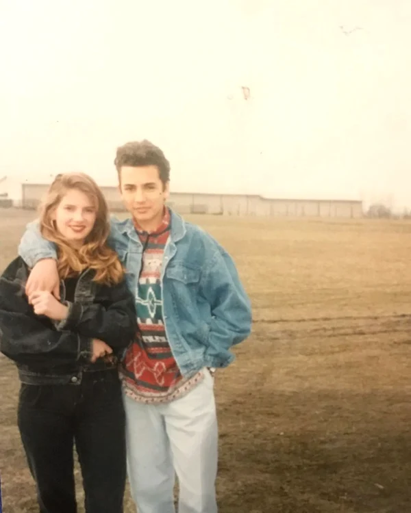 Andreea Bănică și sotul ei, Lucian. Foto: canal33