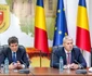 Nicușor Dan și Predoiu la Galați. FOTO: Administrația Prezidențială