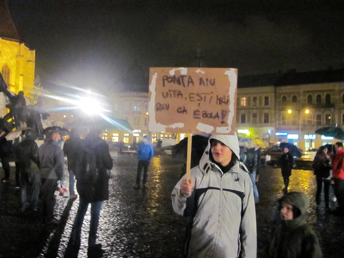 proetst cluj