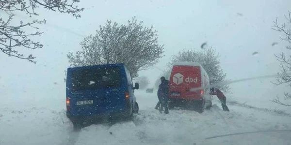 Viscol în aprilie la Galaţi FOTO GSDF
