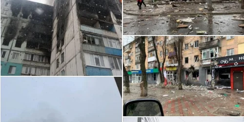 Cladiri bombardate in Mariupol FOTO Diana Berg