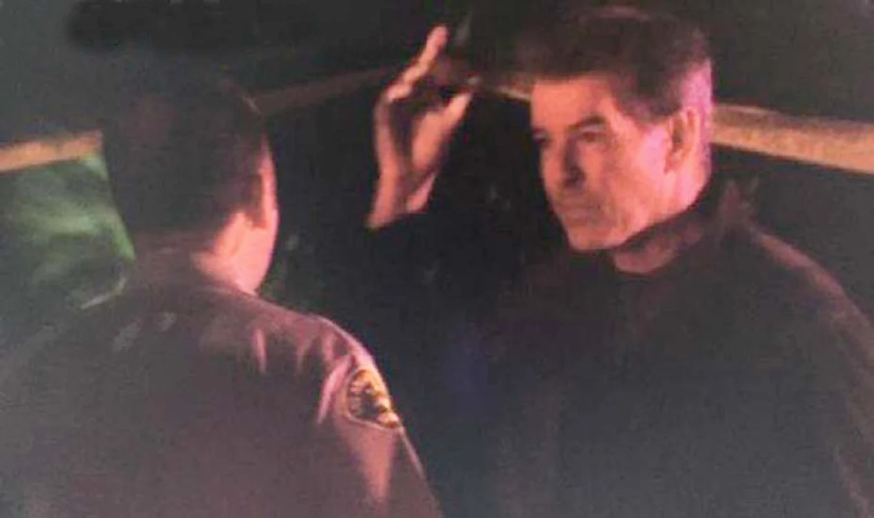 Pierce Brosnan (61 de ani) a asistat neputincios când focul i-a distrus casa