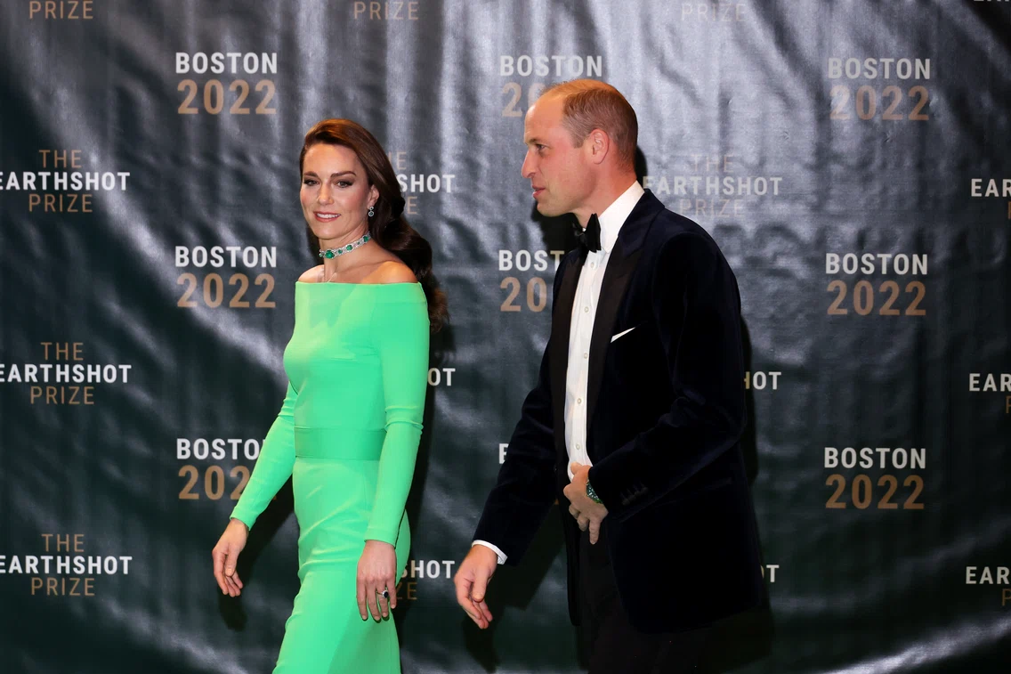Kate Middleton a purtat colierul prințesei Diana la gala organizată de Prințul William. Foto: Gettyimages